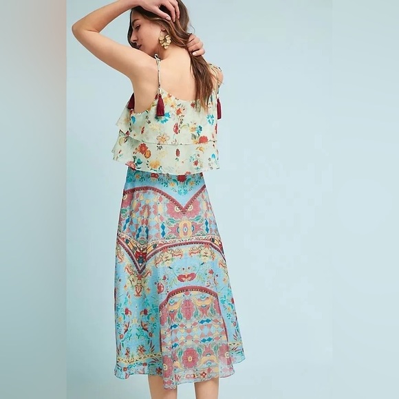 Anthropologie Printed Dress - Picture 3 of 11